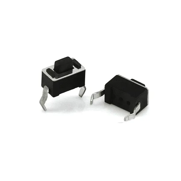 Momentary Push Button 2-Pin Black 3x6x4.3mm