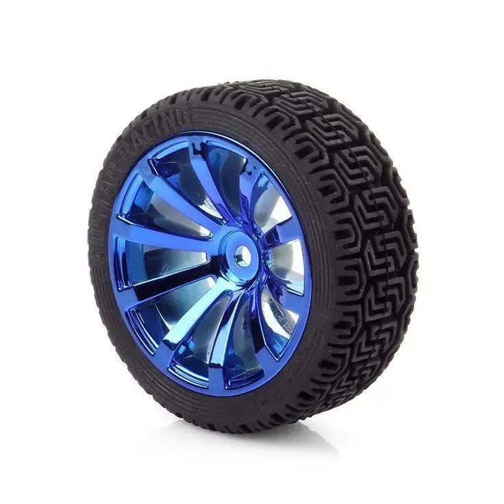 Robot Wheel 65x26mm with 4mm Metal Coupler