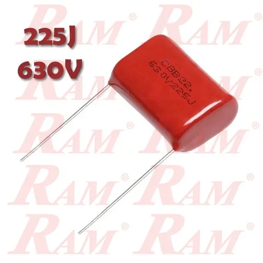 Polypropylene Film Capacitor 2.2µF 630V (225J, ±5%)