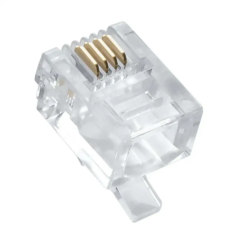 RJ11 6P6C Modular Plug for Telephone Cable (5 pcs)