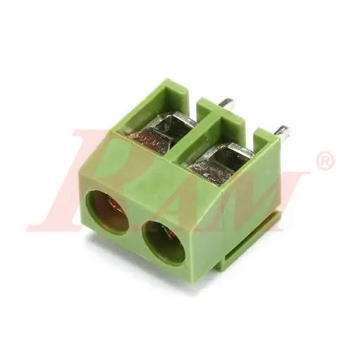 طرفية برغي للوحات PCB بطرفين وخطوة 5mm - KF126-5.0-02P أخضر