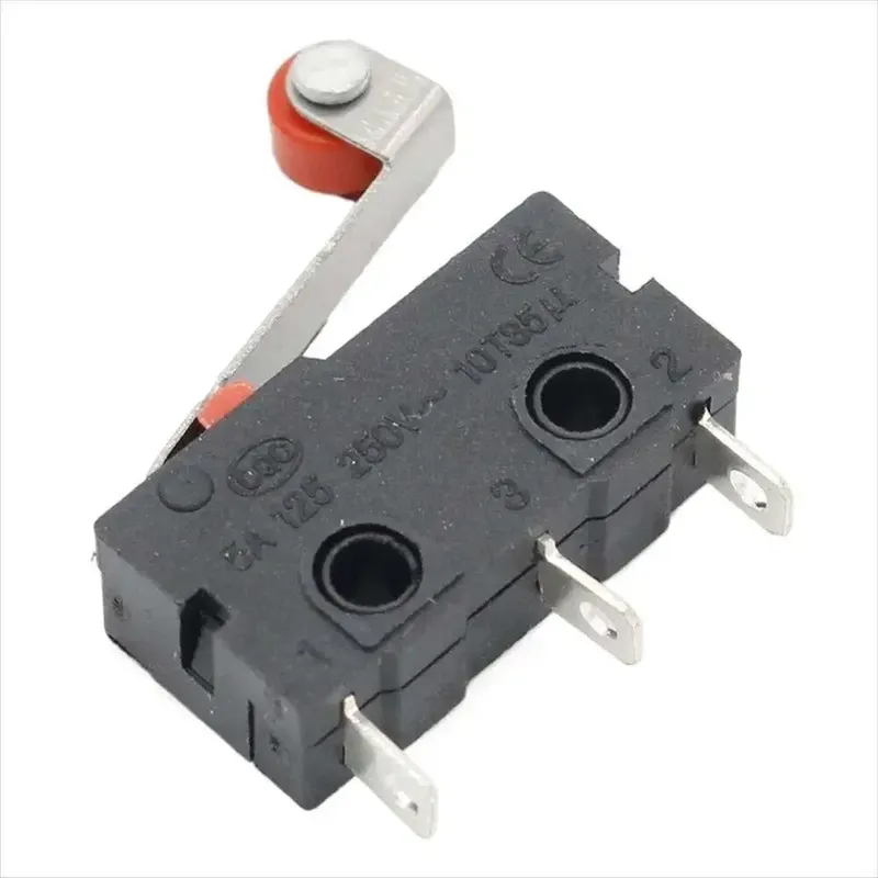 SPDT Micro Limit Switch Roller Lever 5A 3-Pin 20x6mm