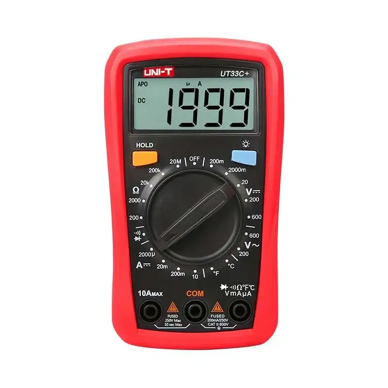 UNI-T UT33C+ Palm Size Digital Multimeter 1999 Counts