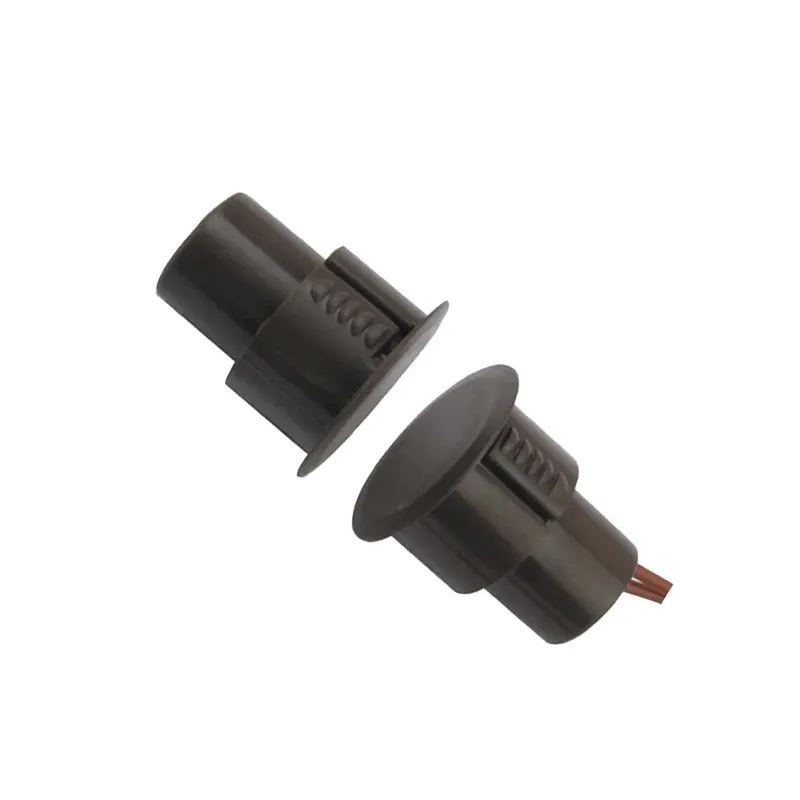 Round Magnetic Door Switch (Reed Sensor) for Home Security