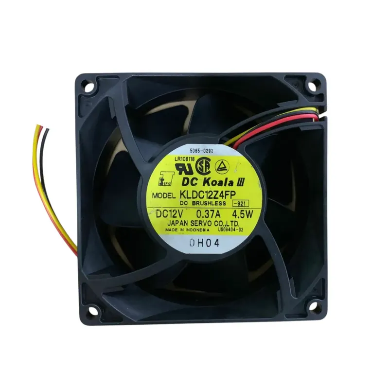 مروحة تبريد Japan Servo Koala KLDC12Z4FP تيار مستمر 12 فولت 0.37 أمبير 92×92×32 مم