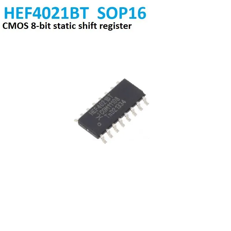 HEF4021BT 8-Bit Static Shift Register SOP-16