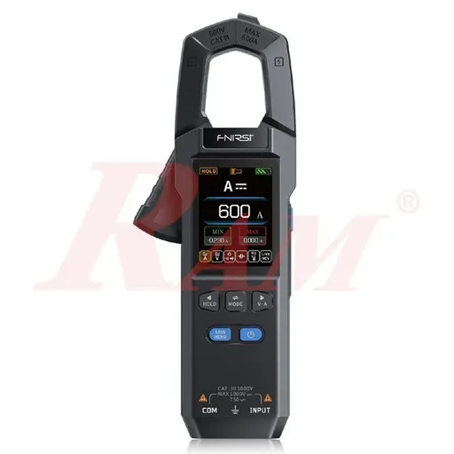 مقياس مشبك FNIRSI DMC-100 للتيار المستمر والمتردد مع مالتيميتر رقمي