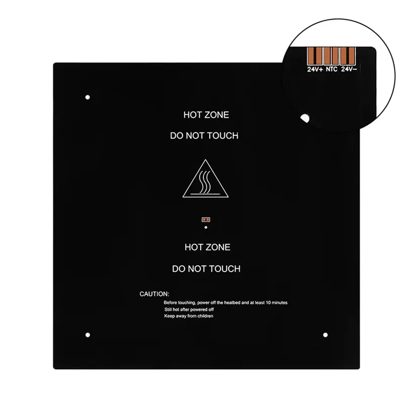 MK3 Aluminum Heated Bed 310x310x3mm 12V DC 220W