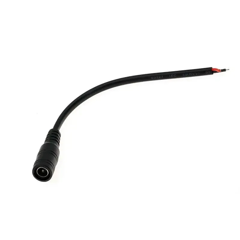 DC Power Jack Female 5.5x2.1mm with 26AWG Wire