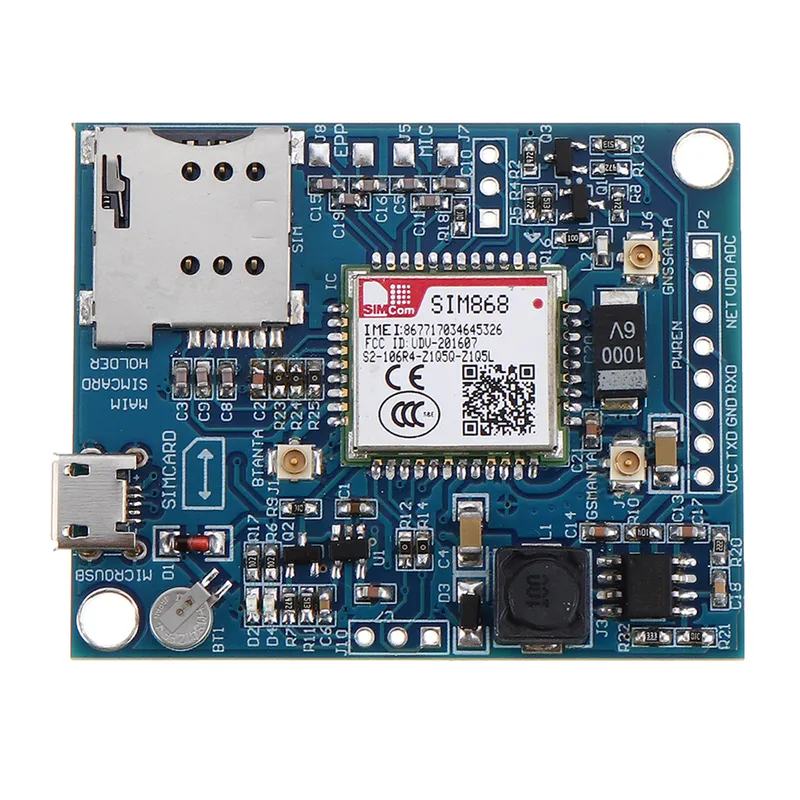 SIM868 GSM GPRS SMS GNSS Development Board