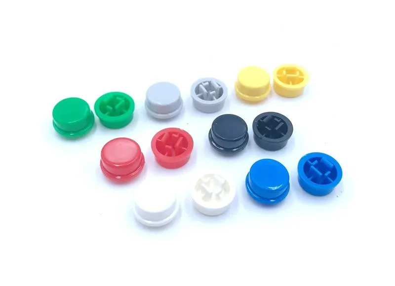 Round ABS Plastic Cap for 12x12 Tact Push Button
