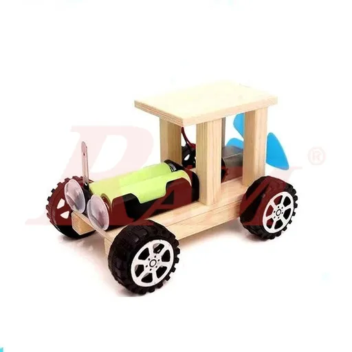 DIY Wood Cross Country Vehicle Science Toy