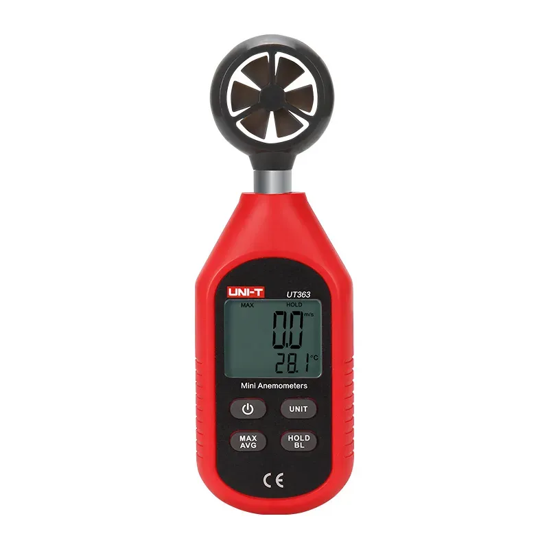 جهاز قياس سرعة الرياح المحمول UNI-T UT363 مع قياس الحرارة