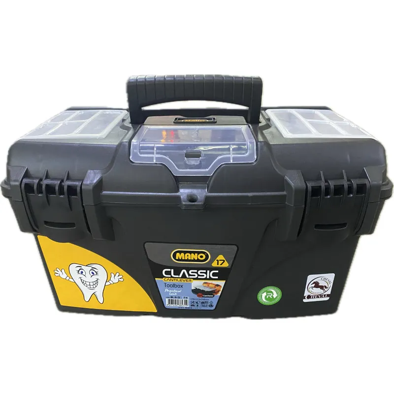 MANO BL.O-17FB Fully Black 17-Inch Cantilever Toolbox
