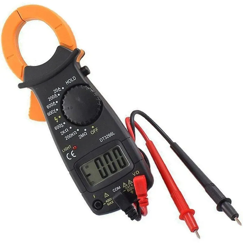 Digital AVO Clamp Meter DT3266L 600A AC/DC Multimeter