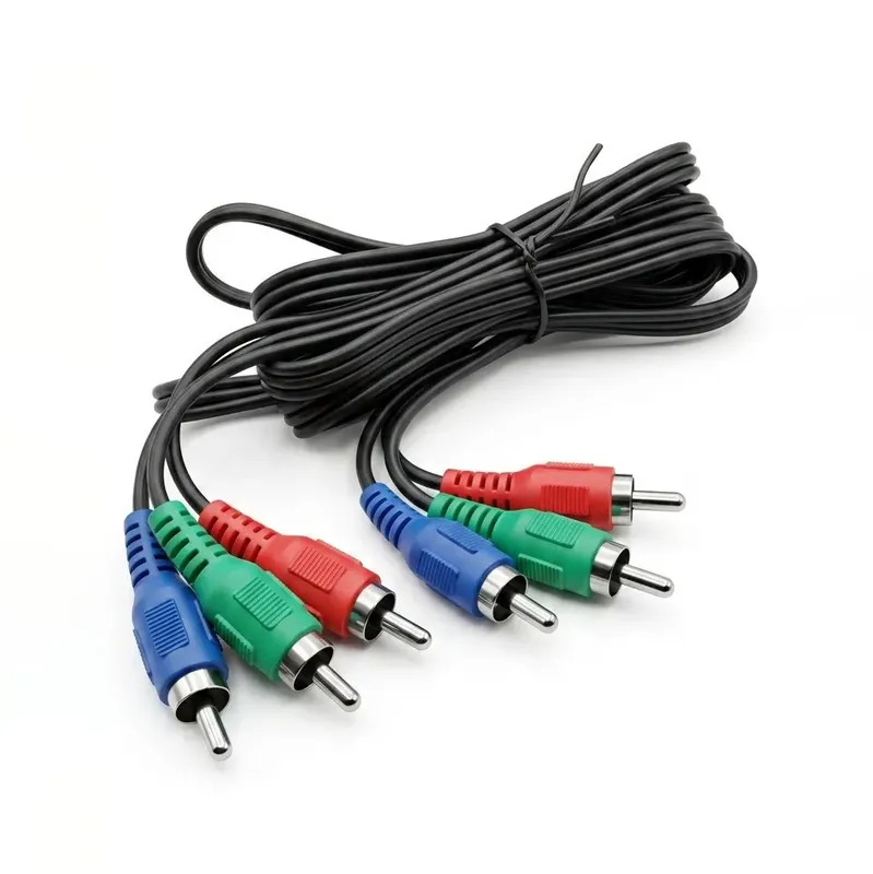 Audio Video 3 RCA Male to Male Cable, 1.5 Meter