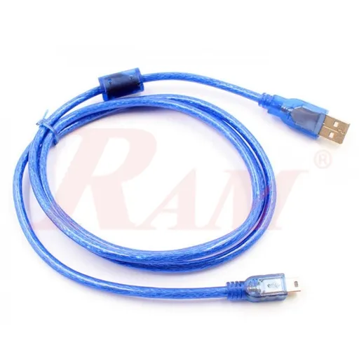 كابل USB من النوع A إلى Mini-USB مُدرَّع بطول 1.4 متر