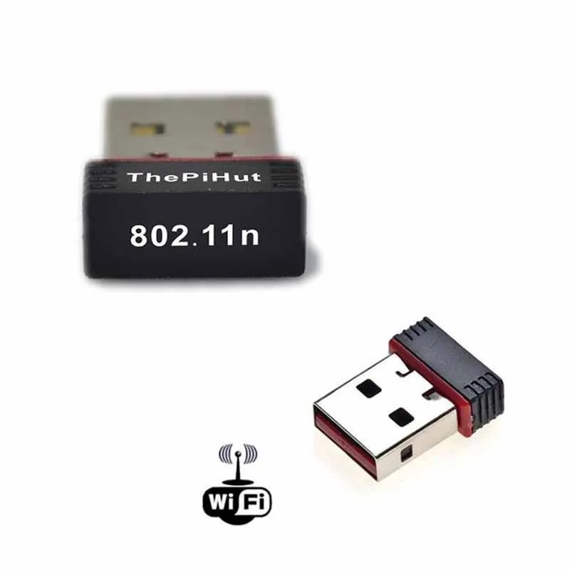 محول واي فاي USB بمعيار 802.11 b/g/n لـ Raspberry Pi