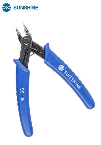 SUNSHINE SS-109 Blue 5-inch Precision Diagonal Cutting Pliers