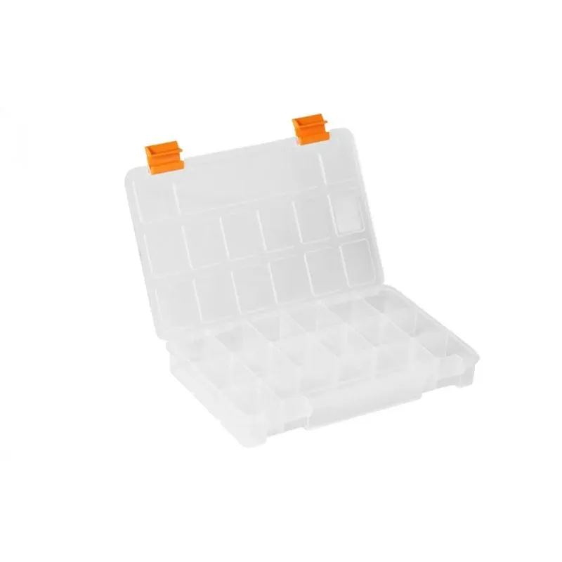 MANO S-ORG-9 Transparent Small Parts Organizer, 15 Compartments