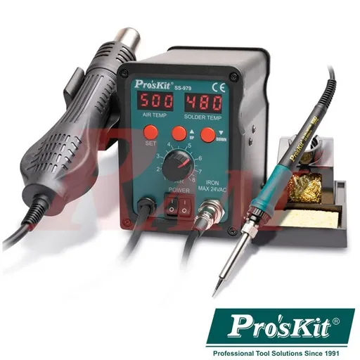 Pro'sKit SS-979H 2-in-1 SMD Hot Air Rework Station 760W