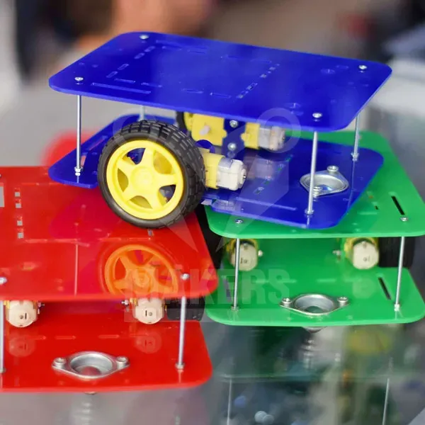 Robot Platform 2WD Acrylic Chassis 20x15cm