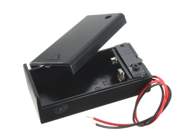 9V Battery Holder with On/Off Switch and 10cm Leads