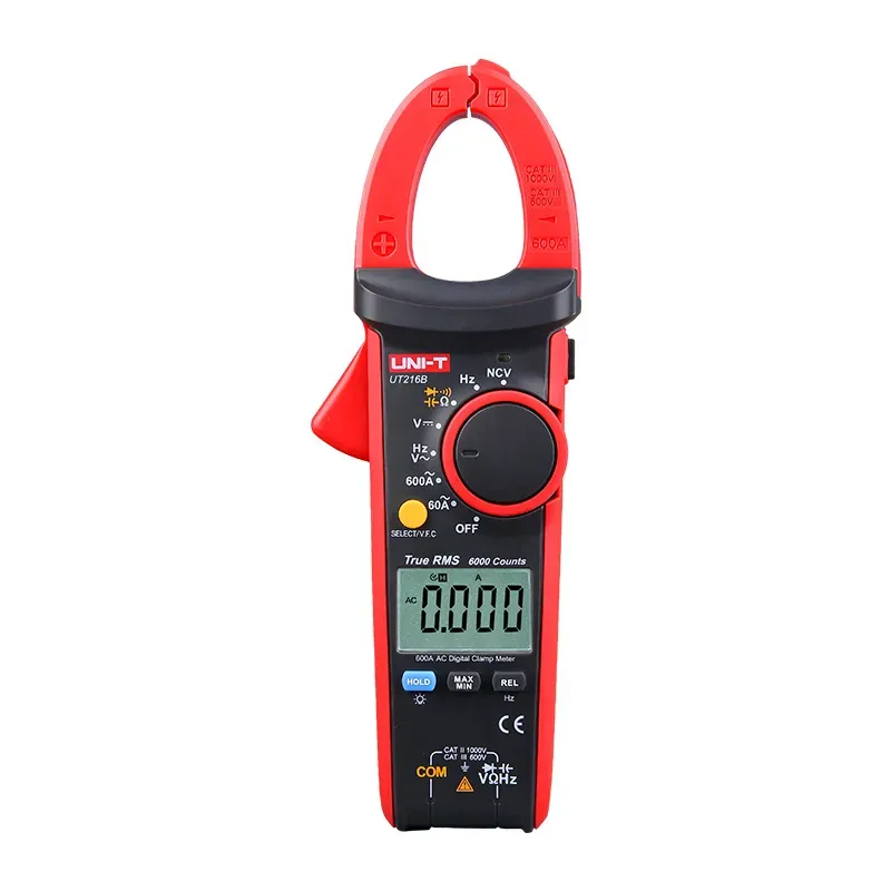 UNI-T UT216B Digital Clamp Meter, 6000 Counts True RMS