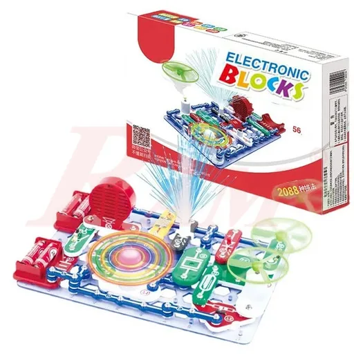 Kids Electric Circuit Kit NO.500 - 56 Parts Maze Challenge STEM Kit