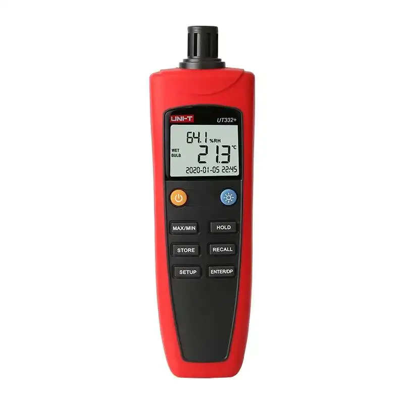 جهاز قياس الحرارة والرطوبة UNI-T UT332+ مع حساب نقطة الندى