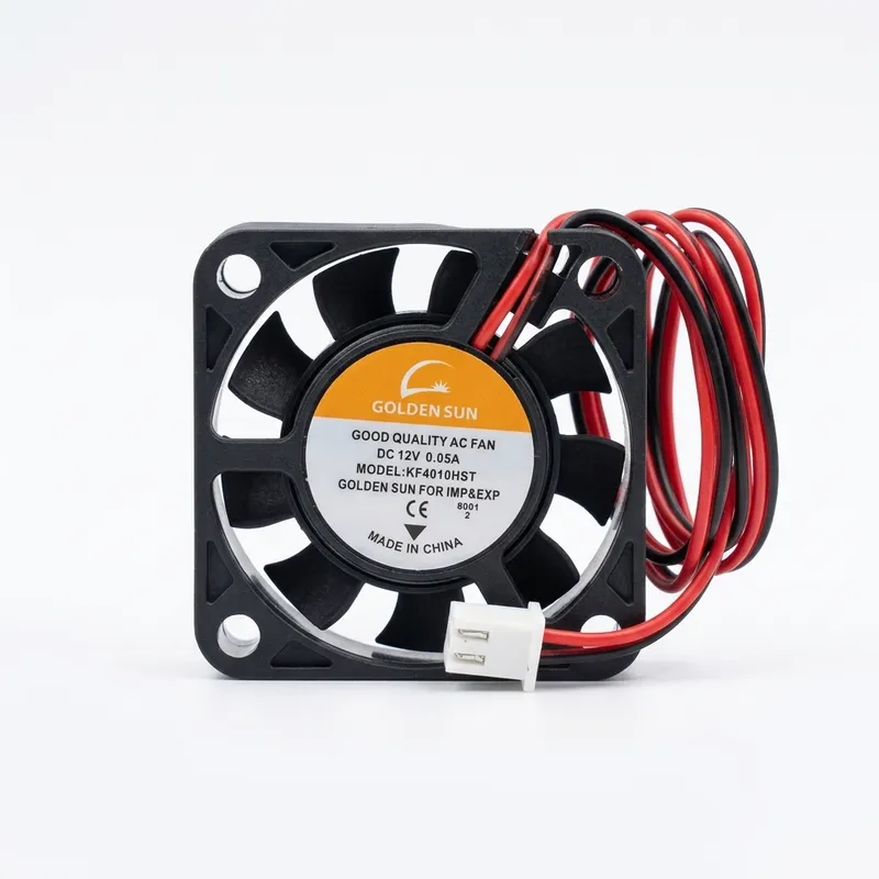 مروحة تيار مستمر Golden Sun KF4010HST بجهد 12V وأبعاد 40×40×10 مم