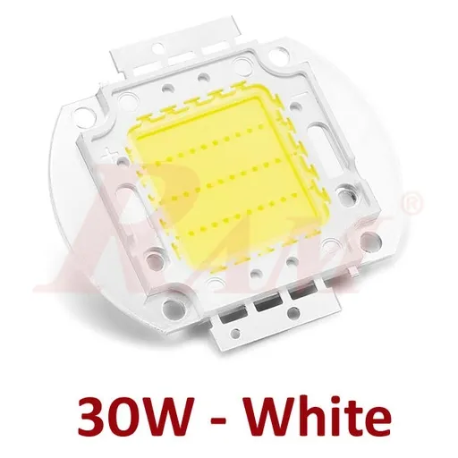 مصباح LED أبيض SMD عالي القدرة 30 وات بدرجة حرارة لون 6000-6500K