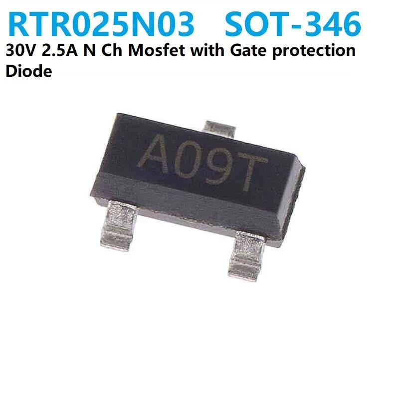 RTR025N03 N-Channel MOSFET 30V 2.5A SOT-346 (ROHM)