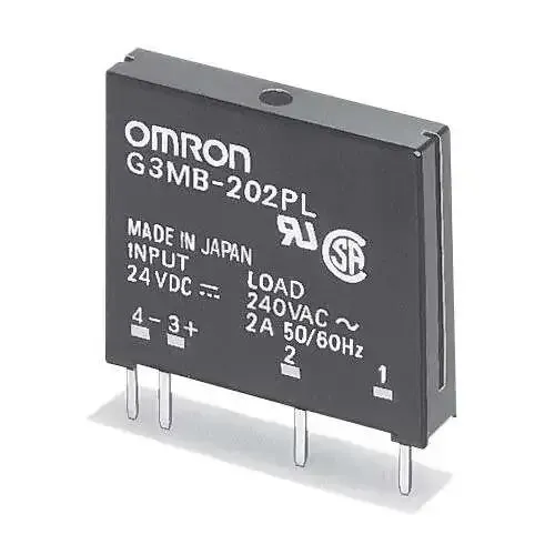 مرحل الحالة الصلبة Omron G3MB-202P بجهد تحكم 24 فولت وتيار حمل 2 أمبير