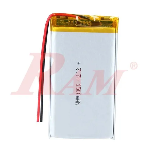 بطارية ليثيوم بوليمر 3.7 فولت 1500 mAh خلية واحدة