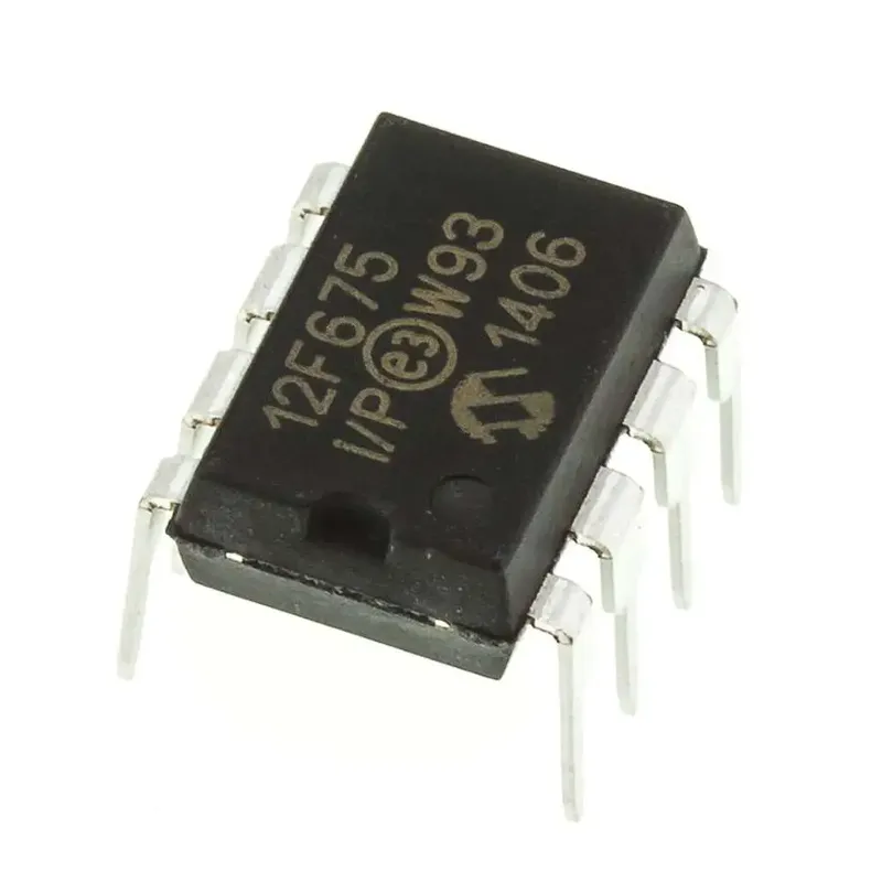 PIC12F675-I/P 8-Bit Microcontroller DIP-8