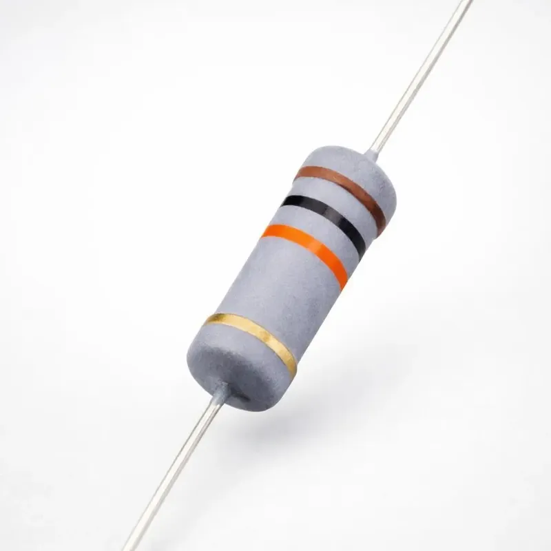 Carbon Resistor 10kΩ 2W Through-Hole