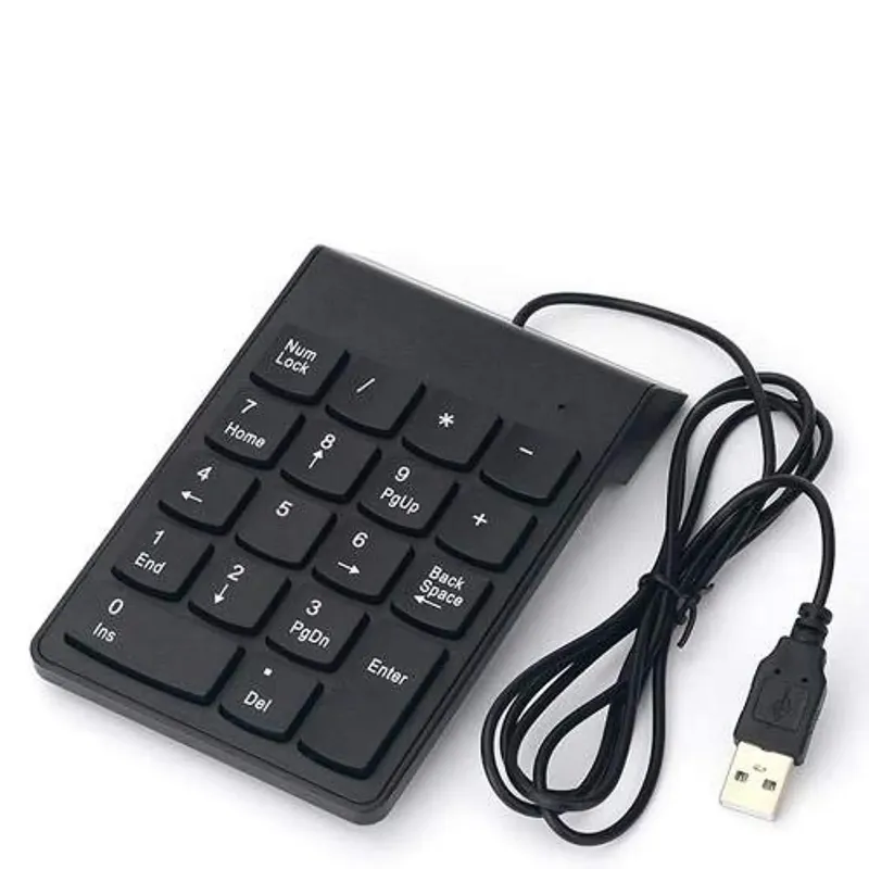 Slim Numeric Wired USB Keyboard
