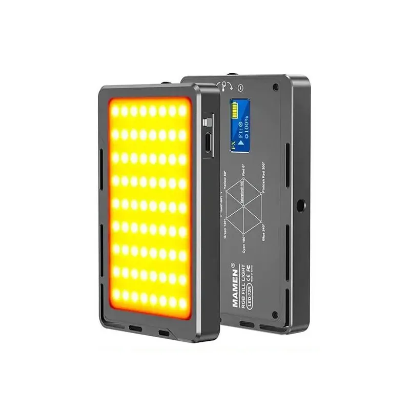 MAMEN LED-72Plus RGB Fill Light with 72 LEDs and OLED Display