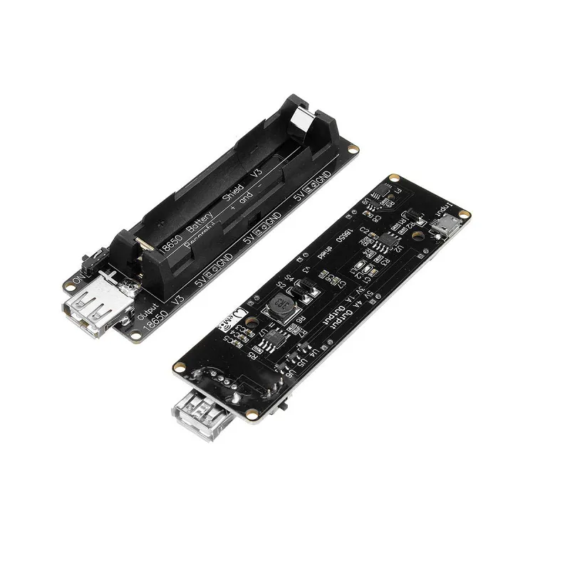 حاضنة بطارية 18650 ولوحة طاقة لـ Raspberry Pi 3B/3B+