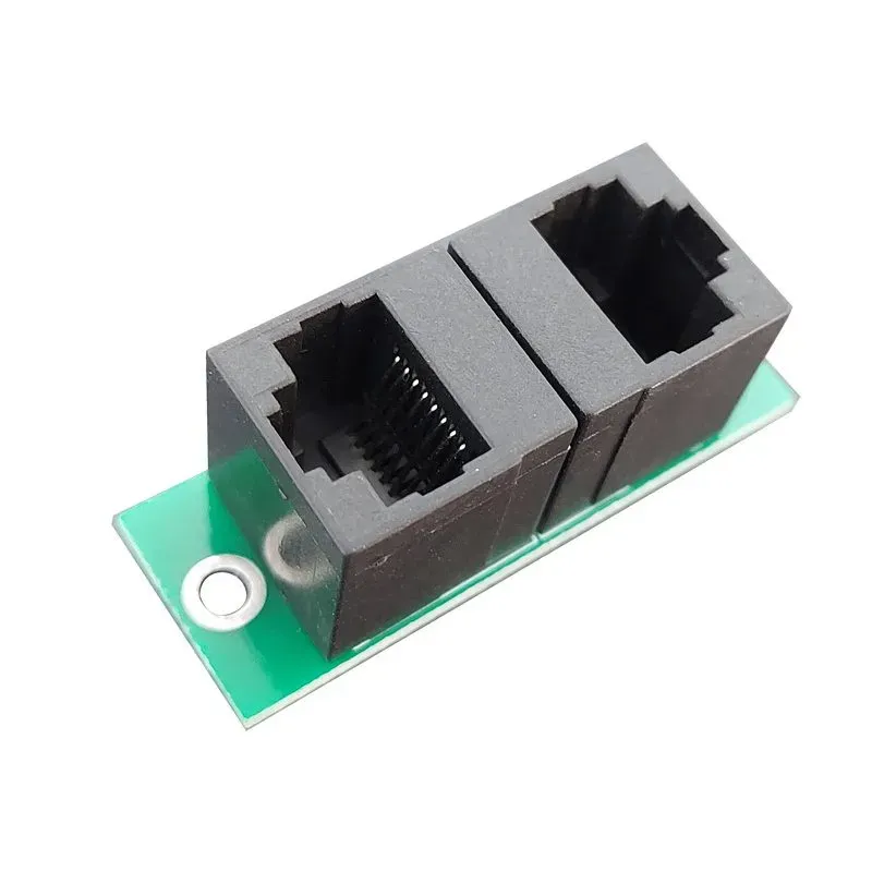 Back-to-Back Vertical RJ45 8P8C Panel-Mount Jack