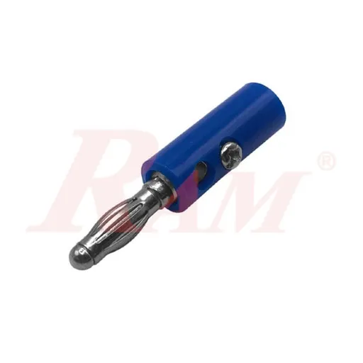 4 mm Banana Male Plug - Blue (AD38)