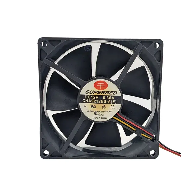 SUPERRED CHA9212ES-A(E) 12V DC 4-Wire Brushless Fan 92x92x25mm