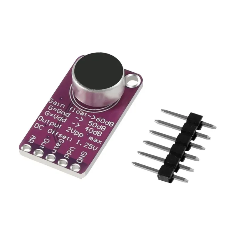 Electret Microphone Amplifier Module MAX9814 with Auto Gain Control