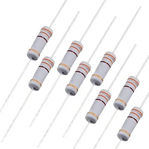 Carbon Film Resistor 1W 5% 10 kΩ, Through-Hole