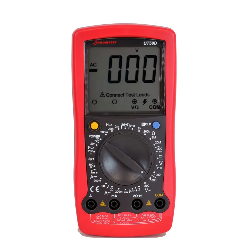 جهاز UNI-T UT58D الرقمي المتعدد بدقة 1999 عدّ