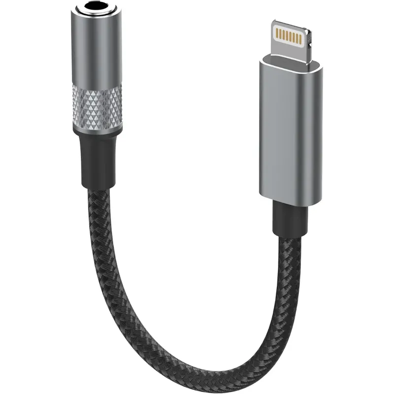 GL-ZJ-011 Lightning to 3.5mm AUX Female Audio Adapter 15cm