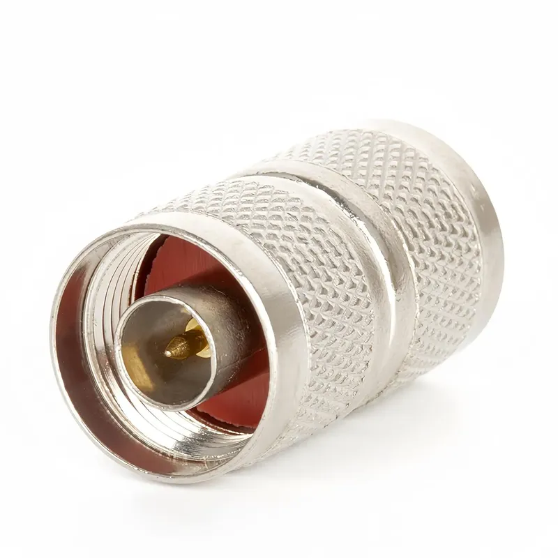 N-Type Straight Adapter Male to Male 50 Ohm