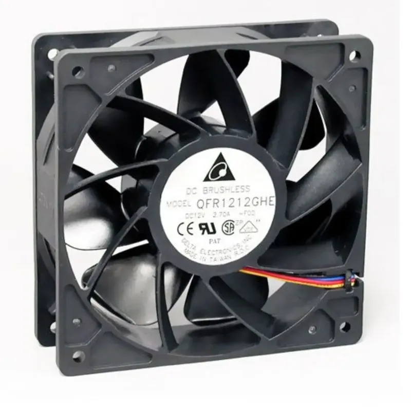 Delta QFR1212GHE 12V DC Fan 120x120x35mm, PWM and Tach