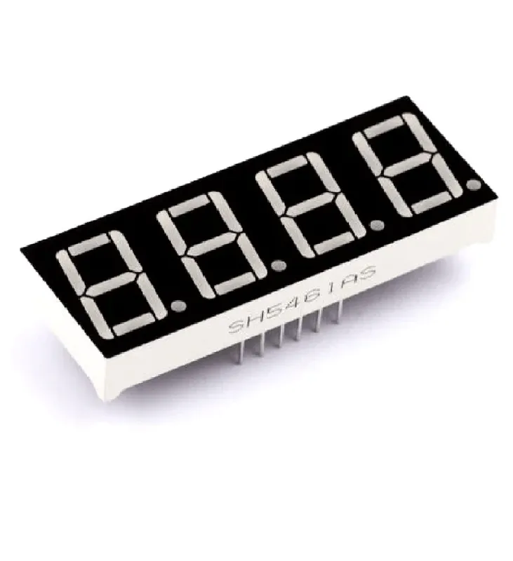 4-Digit 7-Segment Display Red Common Cathode 12-Pin (5641AS-1)